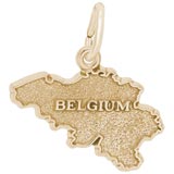 10K Gold Belgium Charm by Rembrandt Charms