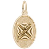 Gold Plated Archery Charm by Rembrandt Charms