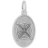 14K White Gold Archery Charm by Rembrandt Charms