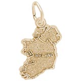 Gold Plated Ireland Charm by Rembrandt Charms