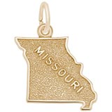 10K Gold Missouri Charm by Rembrandt Charms