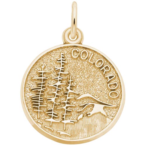 14K Gold Colorado Charm by Rembrandt Charms