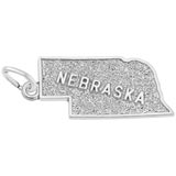 Sterling Silver Nebraska Charm by Rembrandt Charms