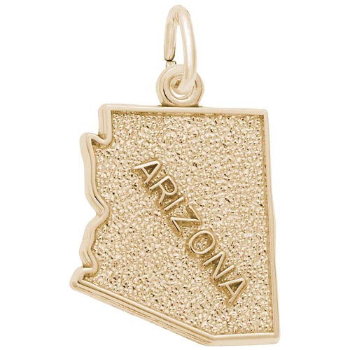 14K Gold Arizona Charm by Rembrandt Charms 14K Gold Arizona Charm by Rembrandt Charms