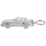 14K White Gold Muscle Car Charm by Rembrandt Charms