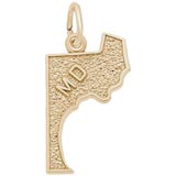 10K Gold Maryland Charm by Rembrandt Charms