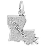 14K White Gold Louisiana Charm by Rembrandt Charms