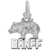 14K White Gold Banff Bear Charm by Rembrandt Charms