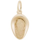 Gold Plate Bed Pan Charm by Rembrandt Charms