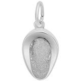14K White Gold Bed Pan Charm by Rembrandt Charms