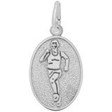 Sterling Silver Runner Charm by Rembrandt Charms