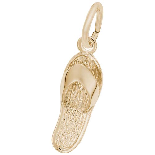 14K Gold Sandal Charm by Rembrandt Charms