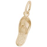 10K Gold Sandal Charm by Rembrandt Charms
