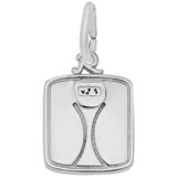 14K White Gold Scale Charm by Rembrandt Charms