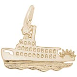 10K Gold Riverboat Charm by Rembrandt Charms