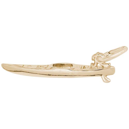 10K Gold Kayak Charm by Rembrandt Charms