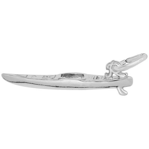 Sterling Silver Kayak Charm by Rembrandt Charms