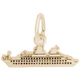 Gold Plated Small Ocean Liner Charm by Rembrandt Charms