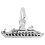 14K White Gold Small Ocean Liner Charm by Rembrandt Charms