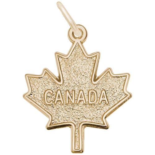 14k Gold Canada Maple Leaf by Rembrandt Charms