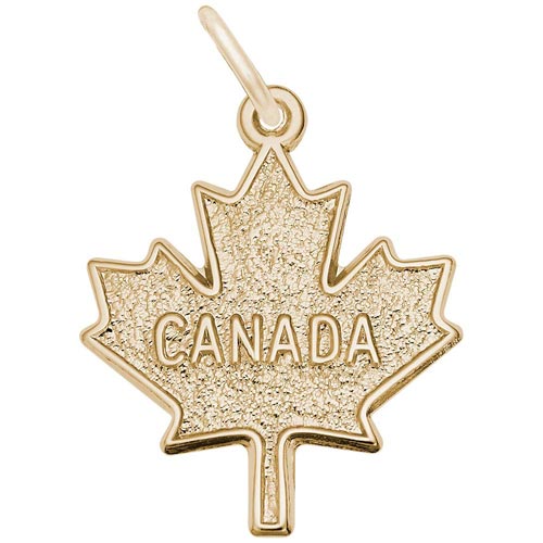 Gold Plated Canada Maple Leaf by Rembrandt Charms Gold Plated Canada Maple Leaf by Rembrandt Charms