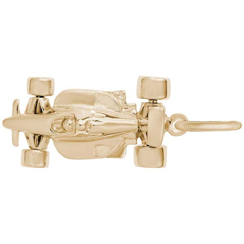 14K Gold Formula One Race Car Charm by Rembrandt Charms 14K Gold Formula One Race Car Charm by Rembrandt Charms