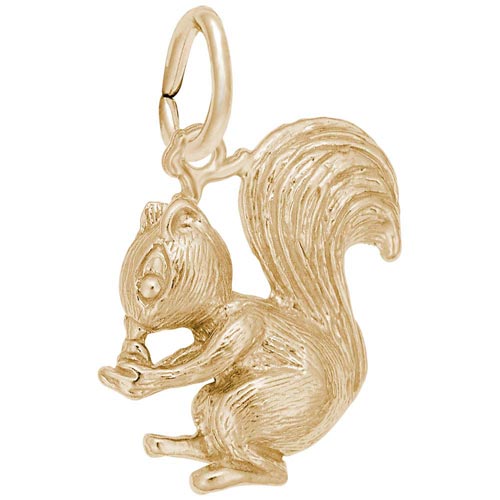 14K Gold Squirrel Charm by Rembrandt Charms