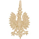10k Gold Phoenix Bird Charm by Rembrandt Charms
