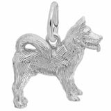 Sterling Silver Akita Charm by Rembrandt Charms