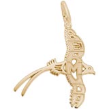 10K Gold Bermuda Longtail Charm by Rembrandt Charms