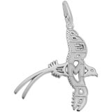 14K White Gold Bermuda Longtail Charm by Rembrandt Charms
