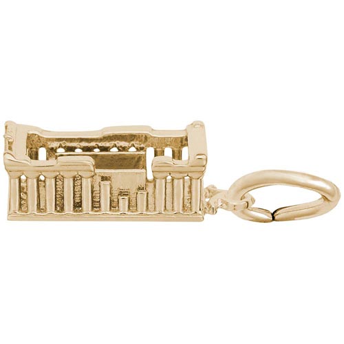Gold Plated Parthenon Charm by Rembrandt Charms Gold Plated Parthenon Charm by Rembrandt Charms