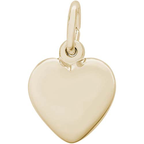 10K Gold Heart Charm by Rembrandt Charms
