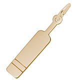 Rembrandt Greek Life Paddle Charm in Gold Plate