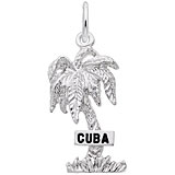 Sterling Silver Cuba Palm Tree