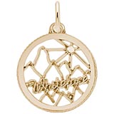 14K Gold Whiteface Mountain Charm by Rembrandt Charms