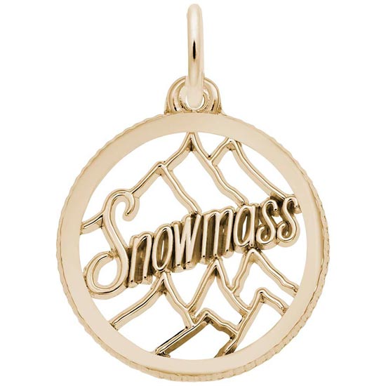 14K Gold Snowmass Charm by Rembrandt Charms