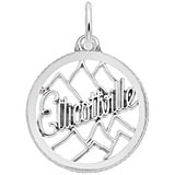 14K White Gold Ellicottville Charm by Rembrandt Charms
