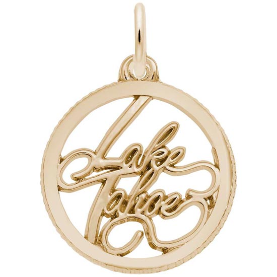 14K Gold Lake Tahoe Charm by Rembrandt Charms