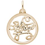 14K Gold Palm Springs Faceted Charm by Rembrandt Charms