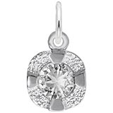14K White Gold 04 Apr Petite Birthstone