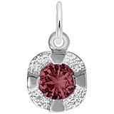 14K White Gold 06 Jun Petite Birthstone