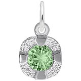 Sterling Silver 08 Aug Petite Birthstone