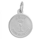 14K White Gold Holy Communion Charm by Rembrandt Charms