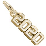 Croix Charm Rembrandt Charms 14K Yellow Gold St 6 x 14.5 mm 