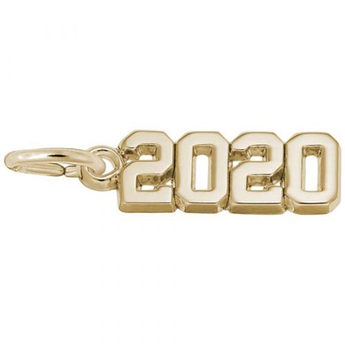 Rembrandt 2020 Year Charm, 14k Yellow Gold