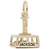 10K Gold Jackson Hole Gondola Charm