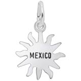 Sterling Silver Mexico Sun Small Charm