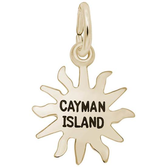 10K Gold Small Cayman Sunshine Charm by Rembrandt Charms 10K Gold Small Cayman Sunshine Charm by Rembrandt Charms