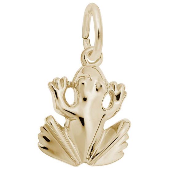 14K Gold Frog Charm by Rembrandt Charms 14K Gold Frog Charm by Rembrandt Charms